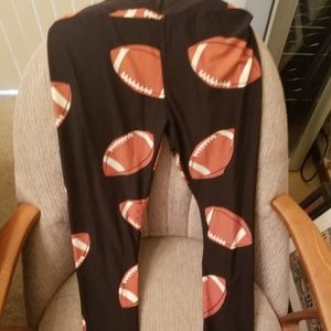 NWOT Football Leggings OS LuLaRoe